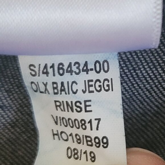 Old Navy Mid Rise Rockstar Jeans Jeggings Dark Denim 16 Regular - Picture 9 of 11